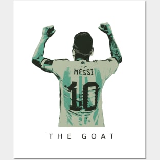 The Goat 10 Messi Posters and Art